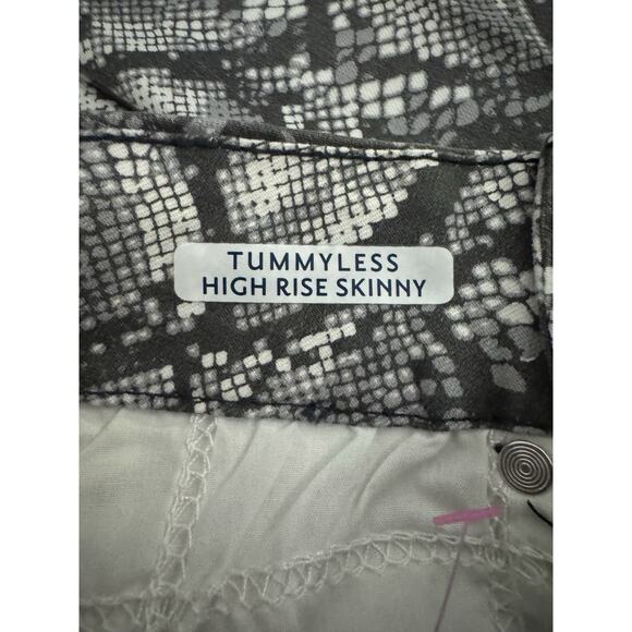 3 for 9 Seven7 Women's Pants Gray Size 6 Tummyless Skinny Jeans Snake High Rise - Picture 6 of 8